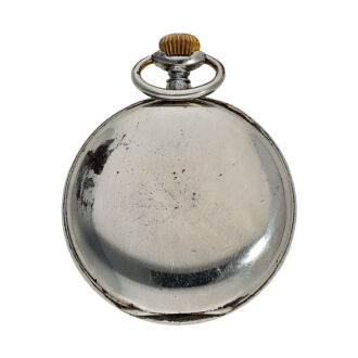 Swiss metal open faced tourbillon pocket watch Circa 1910
