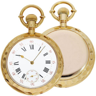 Swiss gold watch with Ankerchronometer movement Circa 1880 Swiss gold watch with Ankerchronometer movement Circa 1880