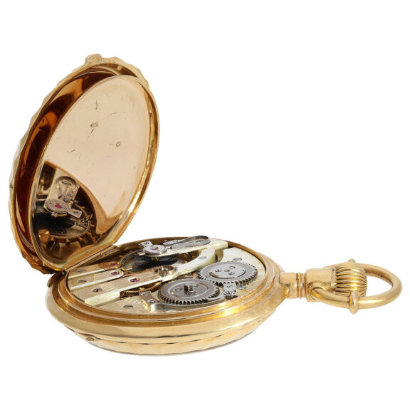 Swiss gold watch with Ankerchronometer movement Circa 1880 Swiss gold watch with Ankerchronometer movement Circa 1880