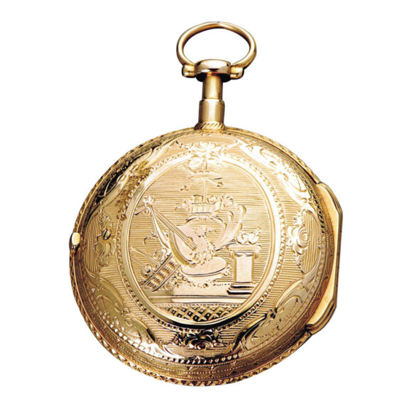 Fine Danish 18k gold cylinder pocket watch Circa 1790 Fine Danish 18k gold cylinder pocket watch Circa 1790