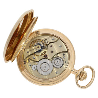Swiss gold full hunter Ankerchromometer watch Circa 1900