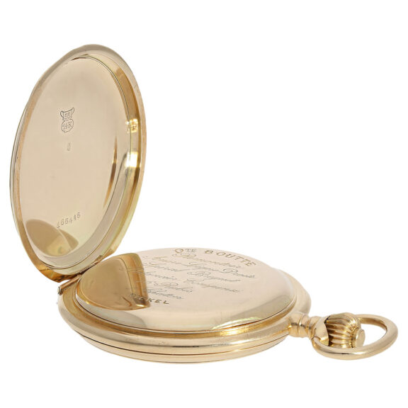Swiss gold full hunter Ankerchromometer watch Circa 1900 Swiss gold full hunter Ankerchromometer watch Circa 1900