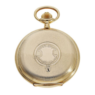 Swiss gold full hunter Ankerchromometer watch Circa 1900