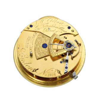 English duplex watch with 8 day power reserve Circa 1817
