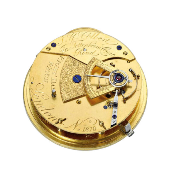 English duplex watch with 8 day power reserve Circa 1817 English duplex watch with 8 day power reserve Circa 1817