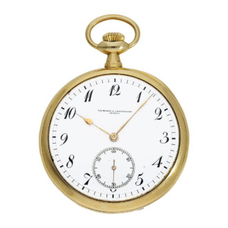 Swiss gold open faced ankerchronometer watch Circa 1900