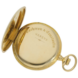 Swiss gold open faced ankerchronometer watch Circa 1900