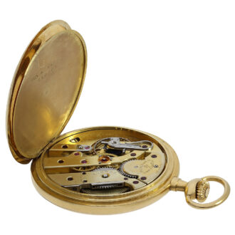 Swiss gold open faced ankerchronometer watch Circa 1900