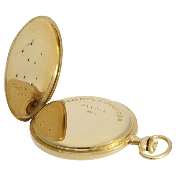 Swiss gold open faced ankerchronometer watch Circa 1900 Swiss gold open faced ankerchronometer watch Circa 1900