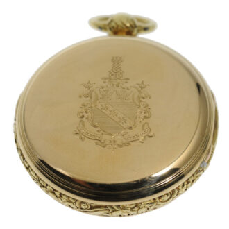 English gold watch with spring detent escapement Circa 1824