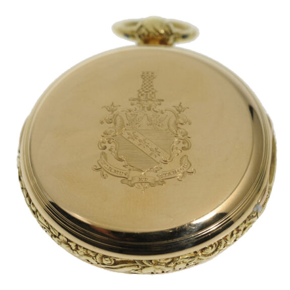 English gold watch with spring detent escapement Circa 1824 English gold watch with spring detent escapement Circa 1824