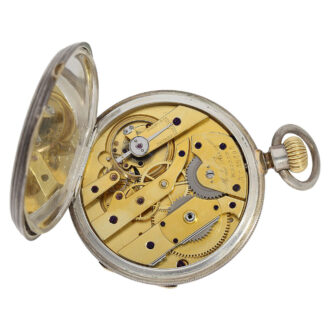 Interesting Swiss silver Ankerchronometer watch Circa 1868