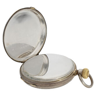 Interesting Swiss silver Ankerchronometer watch Circa 1868