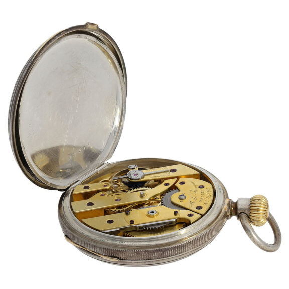 Interesting Swiss silver Ankerchronometer watch Circa 1868 Interesting Swiss silver Ankerchronometer watch Circa 1868