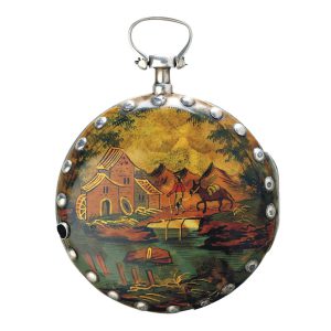 German silver verge with tortoiseshell outer case Circa 1780