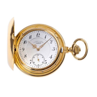 A German Glashütte hunting case pocket watch