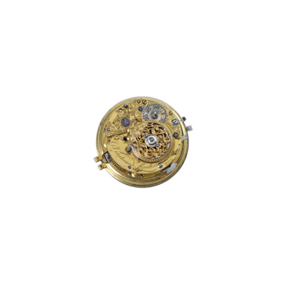 English gold pair cased half quarter repeating watch Circa 1750 English gold pair cased half quarter repeating watch Circa 1750