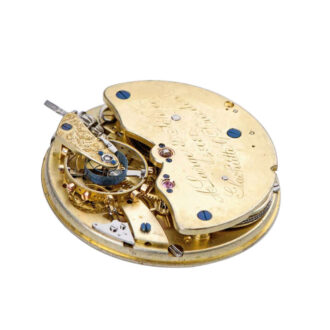 A German Glashütte hunting case pocket watch
