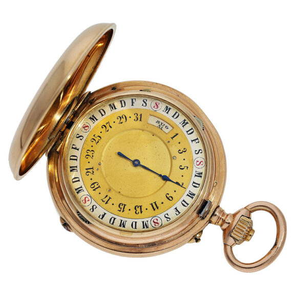 Rare Swiss double-sided astronomical lever watch Circa 1885 Rare Swiss double-sided astronomical lever watch Circa 1885