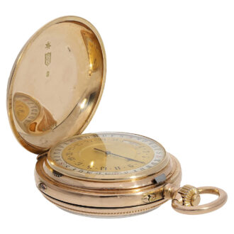 Rare Swiss double-sided astronomical lever watch Circa 1885