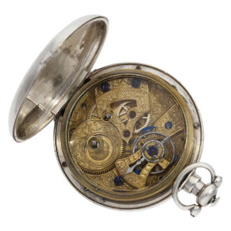 Swiss silver duplex watch for the Chinese market Circa 1860