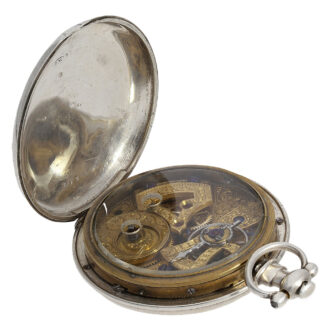 Swiss silver duplex watch for the Chinese market Circa 1860