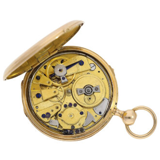Swiss 18K gold quarter repeating pocket watch Circa 1820