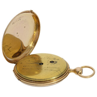 Swiss 18K gold quarter repeating pocket watch Circa 1820