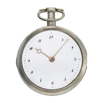 German silver open faced cylinder pocket watch Circa 1815