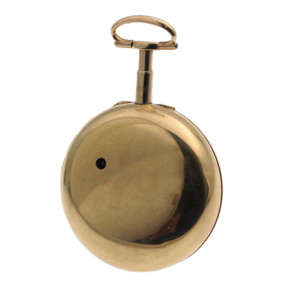 English 18 carat rose gold pair cased duplex Circa 1803 English 18 carat rose gold pair cased duplex Circa 1803