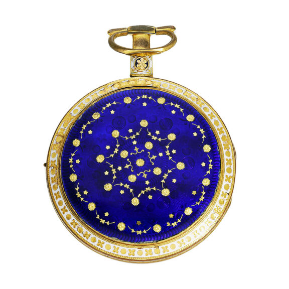 Exquisite English gold and enamel verge watch Circa 1810 Exquisite English gold and enamel verge watch Circa 1810