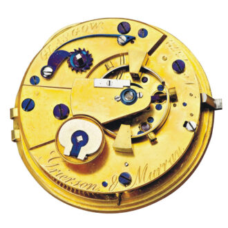 Scottisch gold engine turned pocket watch Circa 1824