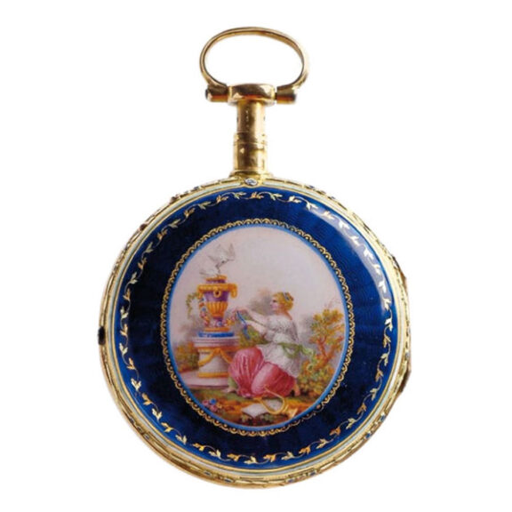 French gold quarter repeating verge pocket watch Circa 1780 French gold quarter repeating verge pocket watch Circa 1780