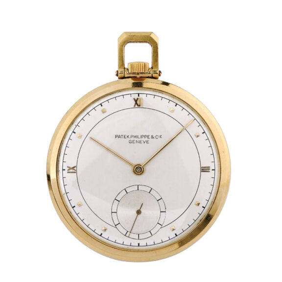 Swiss gold very fine Geneva pocket watch Circa 1950 Swiss gold very fine Geneva pocket watch Circa 1950