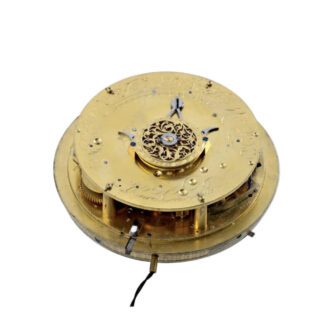 Swiss silver quarter repeating coach clock with quarter hour/hour self strike Circa 1810