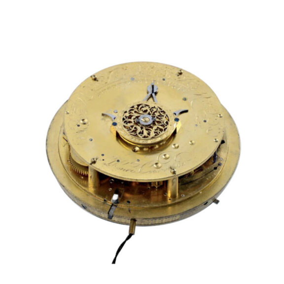 Swiss silver quarter repeating coach clock with quarter hour/hour self strike Circa 1810 Swiss silver quarter repeating coach clock with quarter hour/hour self strike Circa 1810
