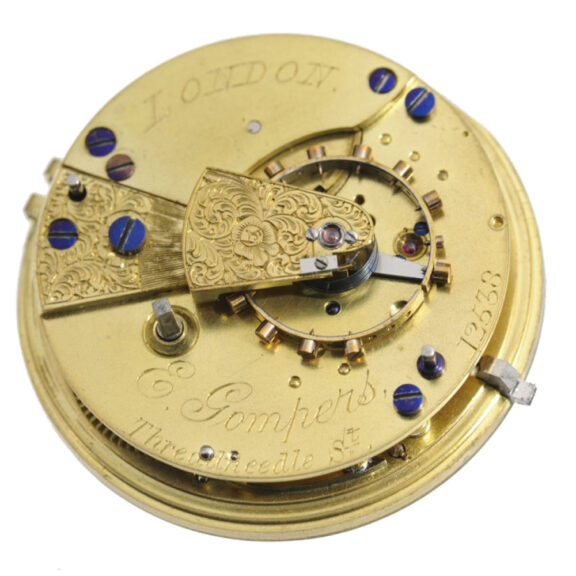 English 18k gold chronometer pocket watch Circa 1874 English 18k gold chronometer pocket watch Circa 1874