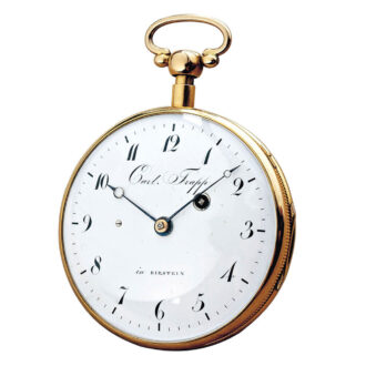 German gold quarter repeating pocket watch Circa 1820