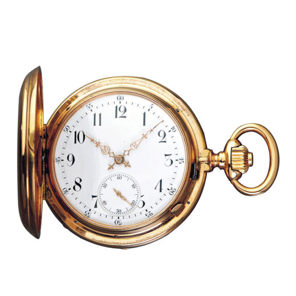 German 18k gold hunting cased pocket watch Circa 1910