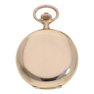 German 14K gold hunting cased lever pocket watch Circa 1900