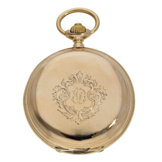 German gold hunting cased lever pocket watch Circa 1910