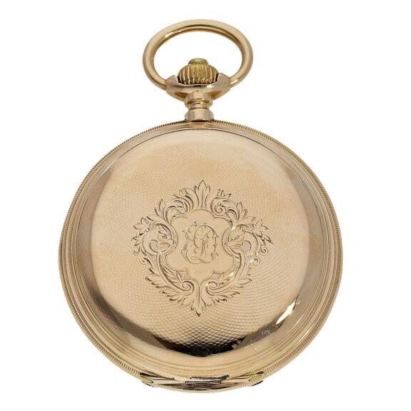 German gold hunting cased lever pocket watch Circa 1910 German gold hunting cased lever pocket watch Circa 1910
