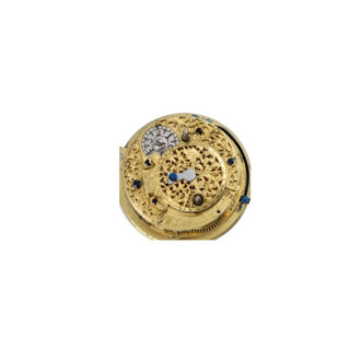 English silver pair cased verge watch with alarm Circa 1700