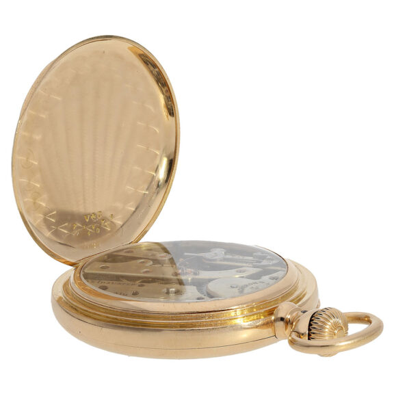 Swiss gold open faced Ankerchronometer watch Circa 1890 Swiss gold open faced Ankerchronometer watch Circa 1890
