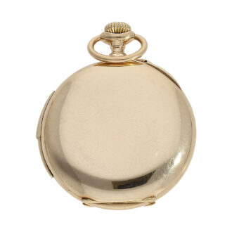 Swiss 18K gold minute repeating pocket watch Circa 1900