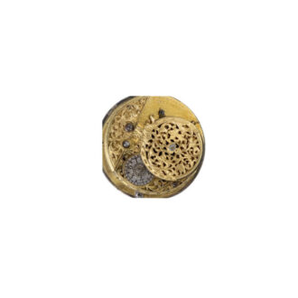 German silver open faced verge pocket watch “Oignon” Circa 1710