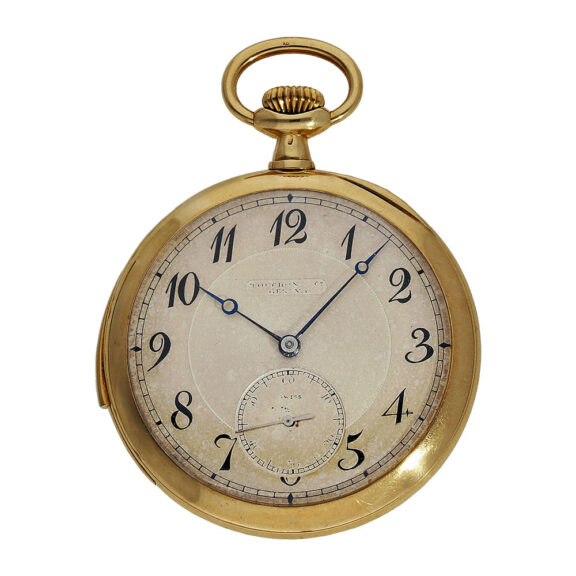 Swiss gold minute repeating keyless pocket watch Circa 1912 Swiss gold minute repeating keyless pocket watch Circa 1912