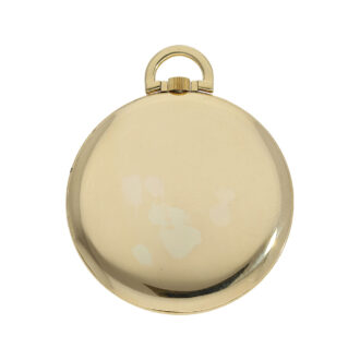 Thin elegant Swiss 18K gold keyless dress watch Circa 1940