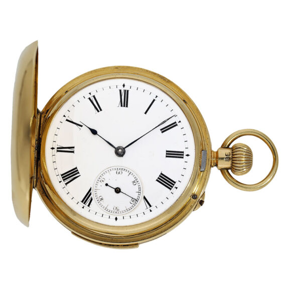 English gold minute repeating lady's pocket watch Circa 1886 English gold minute repeating lady's pocket watch Circa 1886