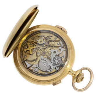 Swiss gold complicated astronomical lever watch Circa 1900